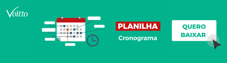 Planilha gratuita de cronograma