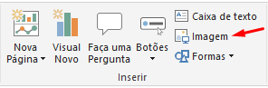 Adicionar imagens no seu relatório