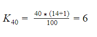 Exemplo de percentis