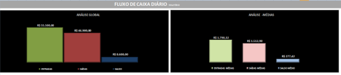 Fluxo de caixa diário