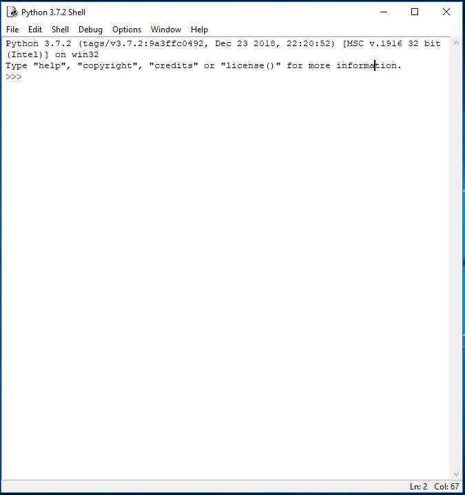 Python Shell