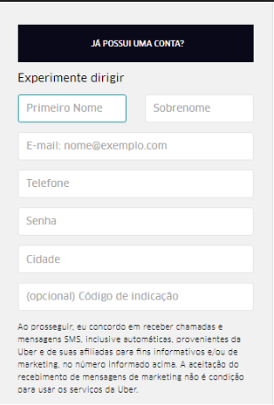 Como se tornar um motorista de Uber?