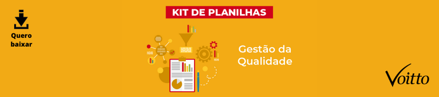 Kit de Planilha da Gestão da Qualidade.