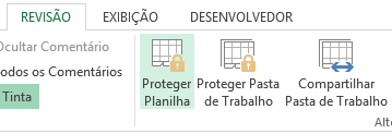 Como proteger a planilha inteira