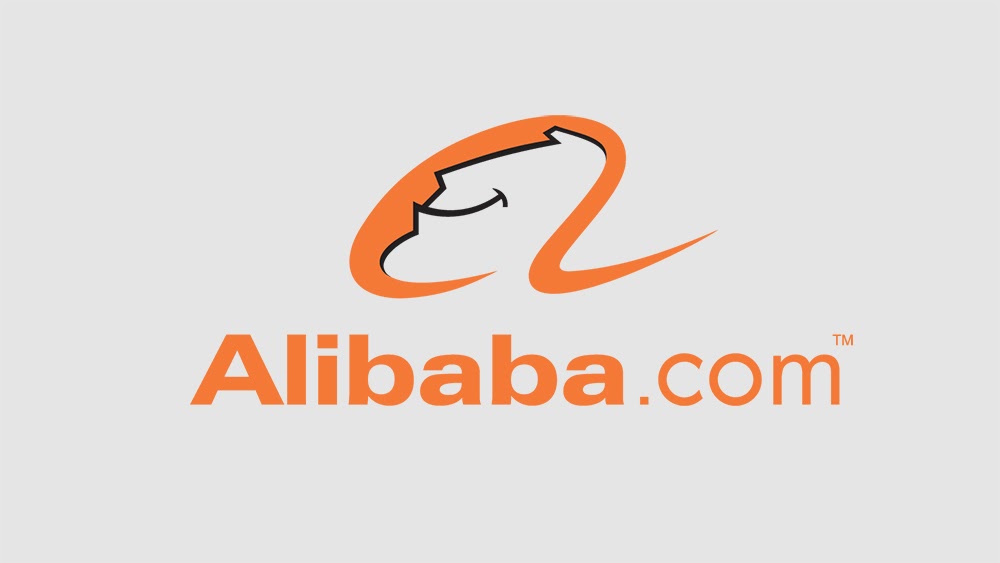 A foto apresenta a logo do alibaba.