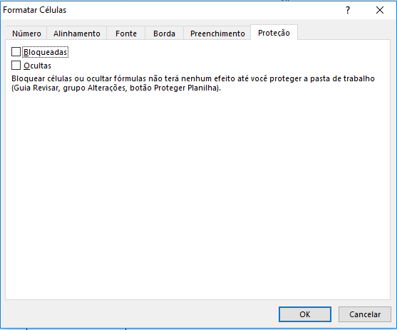 Como proteger planilha no Excel