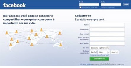 Como posso conectar com o Facebook e quais informações serão