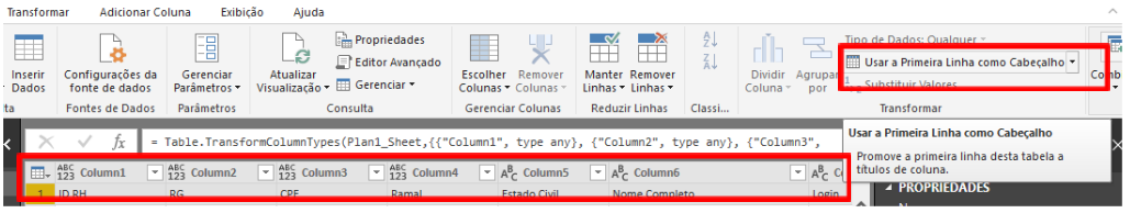 Como tratar dados corretamente no Power BI