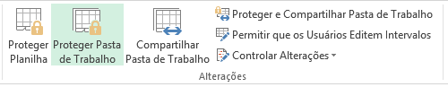 Protegendo uma pasta de trabalho