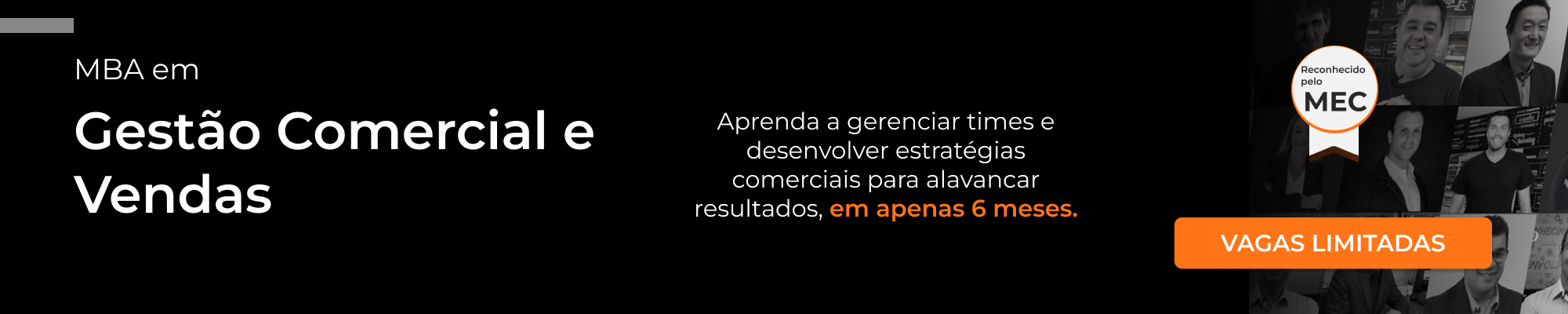 [MBA] MBA em Gestão Comercial e Vendas