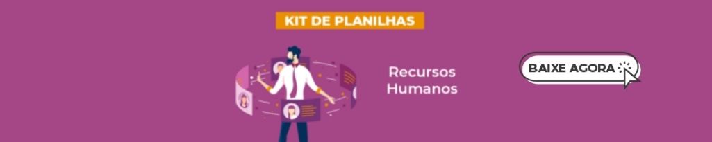 Banner do kit de Planilhas "Recursos Humanos".