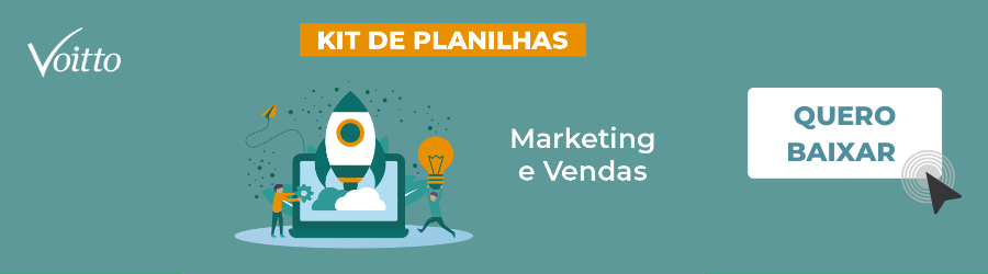 Kit de Planilhas Marketing e Vendas. Baixe gratuitamente!