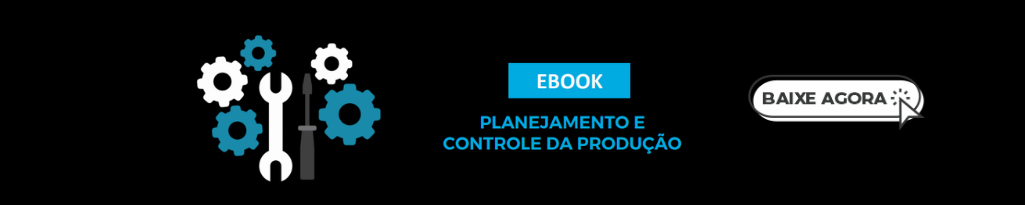 Banner do ebook "Planejamento e Controle da Produção".