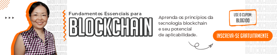 Banner do curso Fundamentos Essenciais para Blockchain.