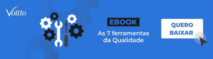 Banner do Ebook "As 7 ferramentas de Qualidade"