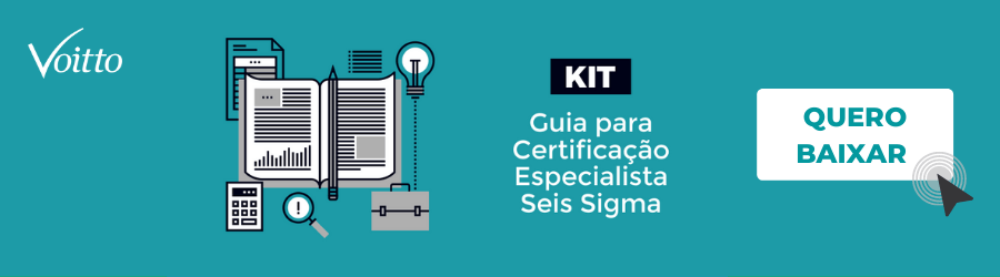 Kit com Certificação Lean Seis Sigma