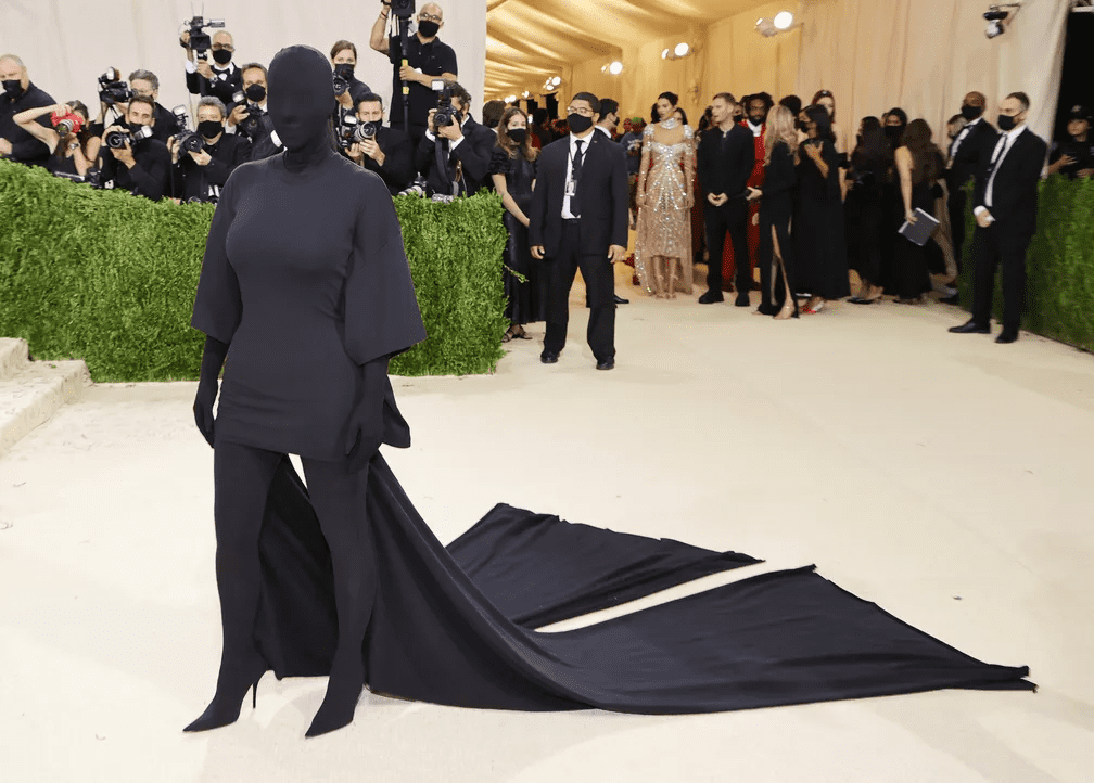 Kim Kardashian no Met Gala 2021 - Foto: Mike Coppola/Getty Images North America/Getty Images via AFP