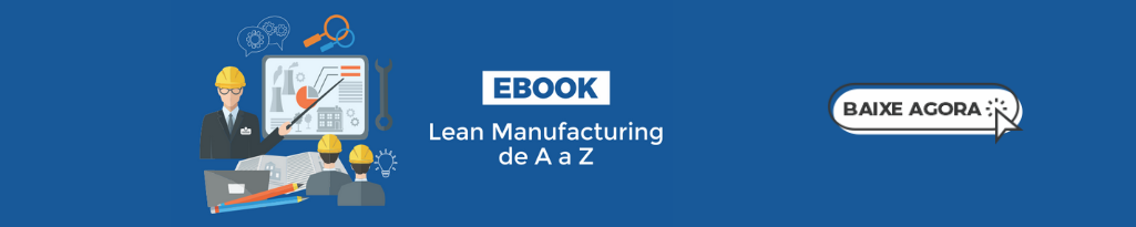 Banner do ebook Lean Manufacturing de A a Z.