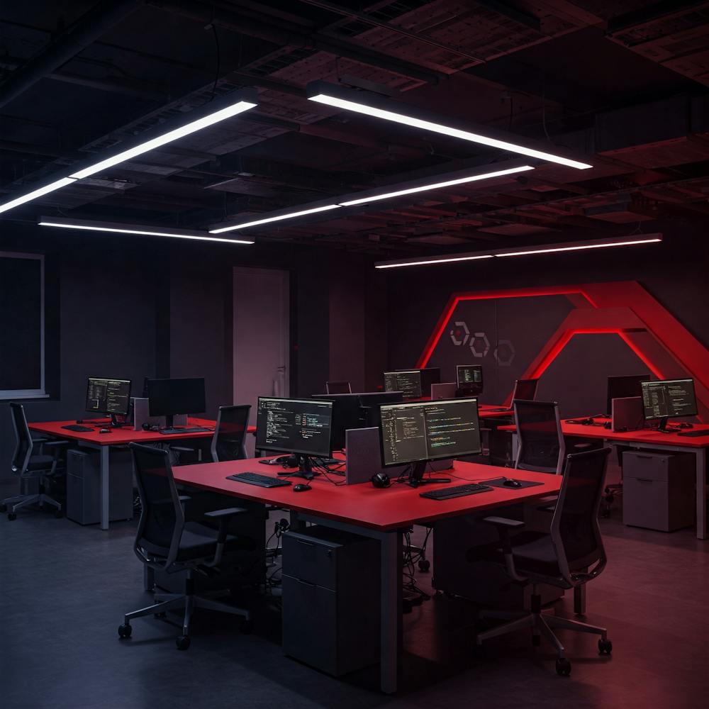 Hero banner office background