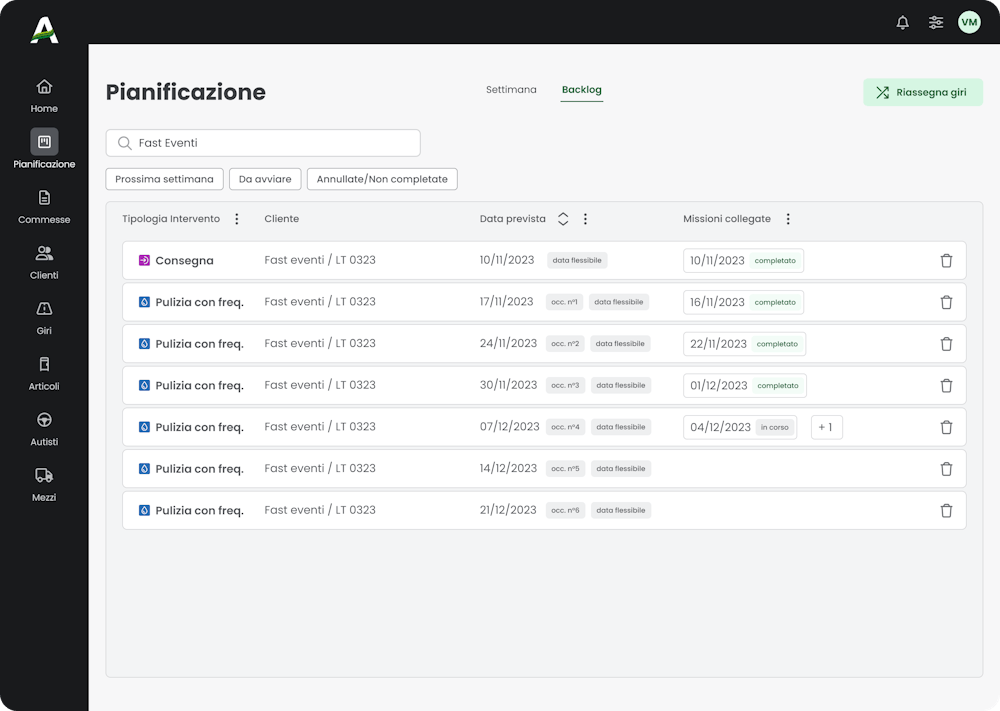 Case Studies: Field service management advanced backlog developed by volcanicminds.com
