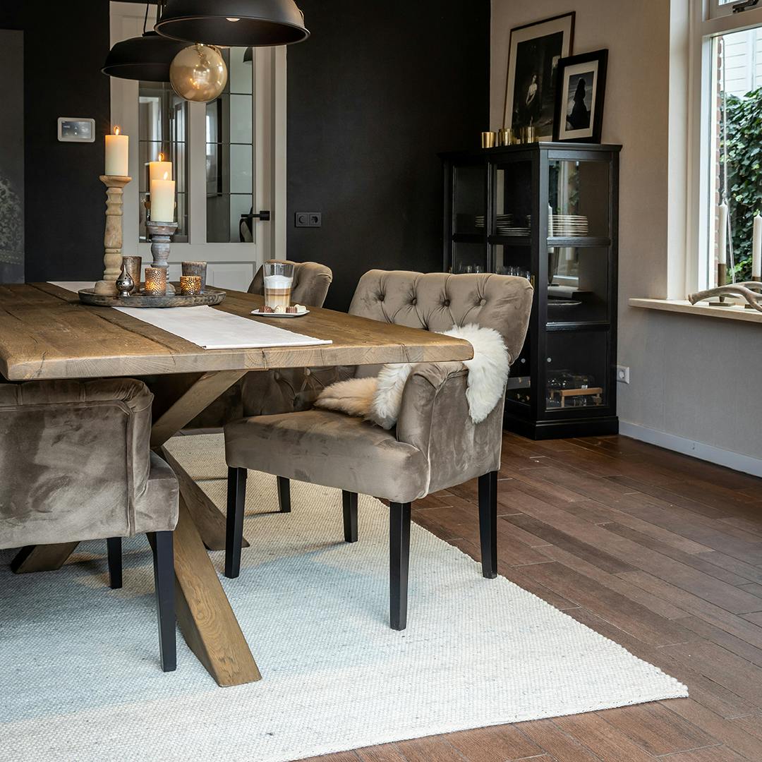 vloerkleed eethoek