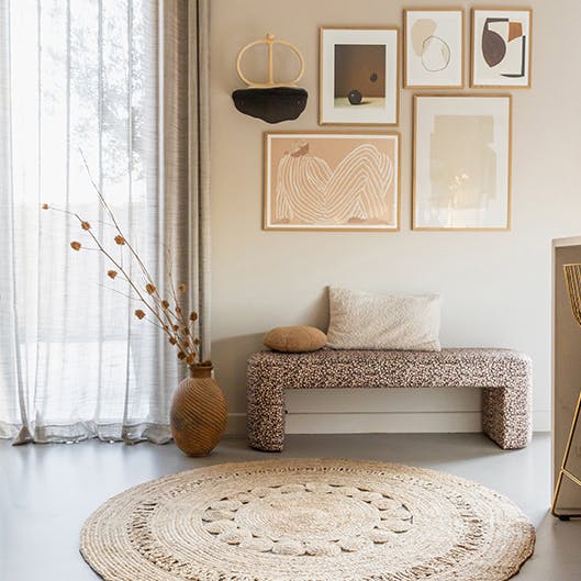 Jute Teppich Wohnzimmer