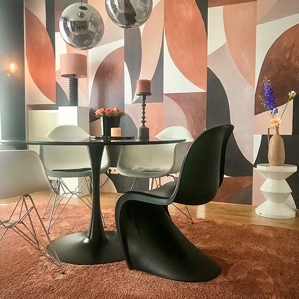 Clean Terracotta Waschbarer Teppich