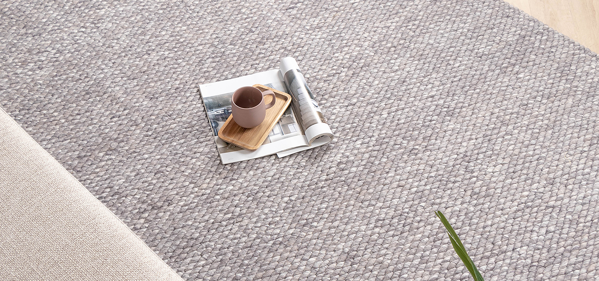 grijs vloerkleed