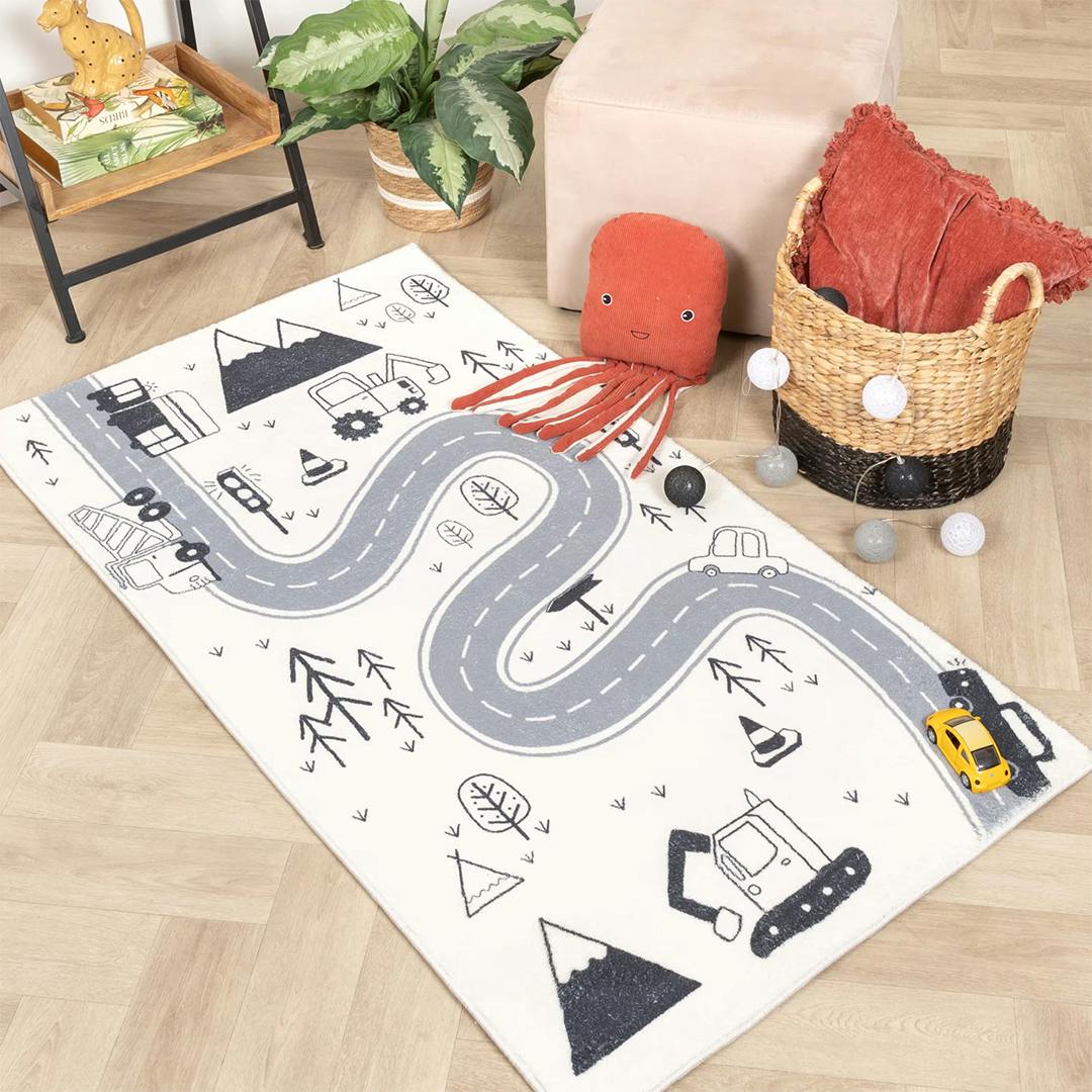 kindervloerkleed-auto