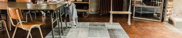 Eszimmer Teppich Patchwork