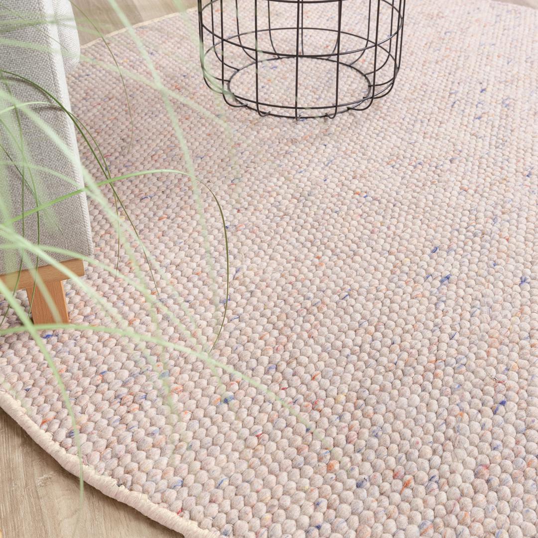 wollen vloerkleed pastel
