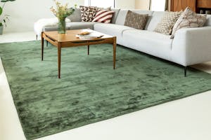 vloerkleed velvet groen