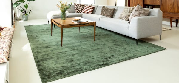 vloerkleed velvet groen