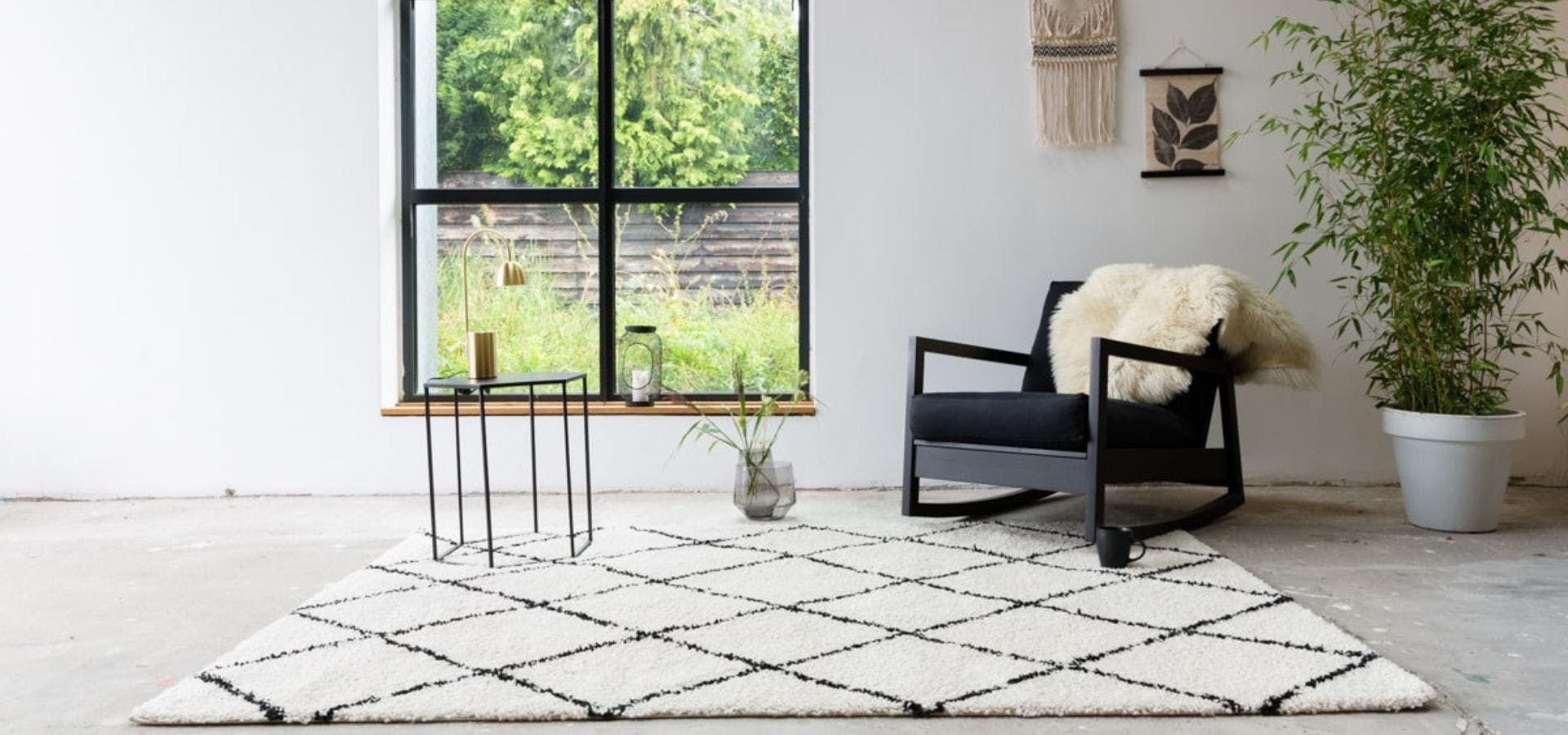Scandinavisch vloerkleed Grand Lines 