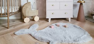 babykamer vloerkleed huggy walvis