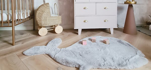 babykamer vloerkleed huggy walvis