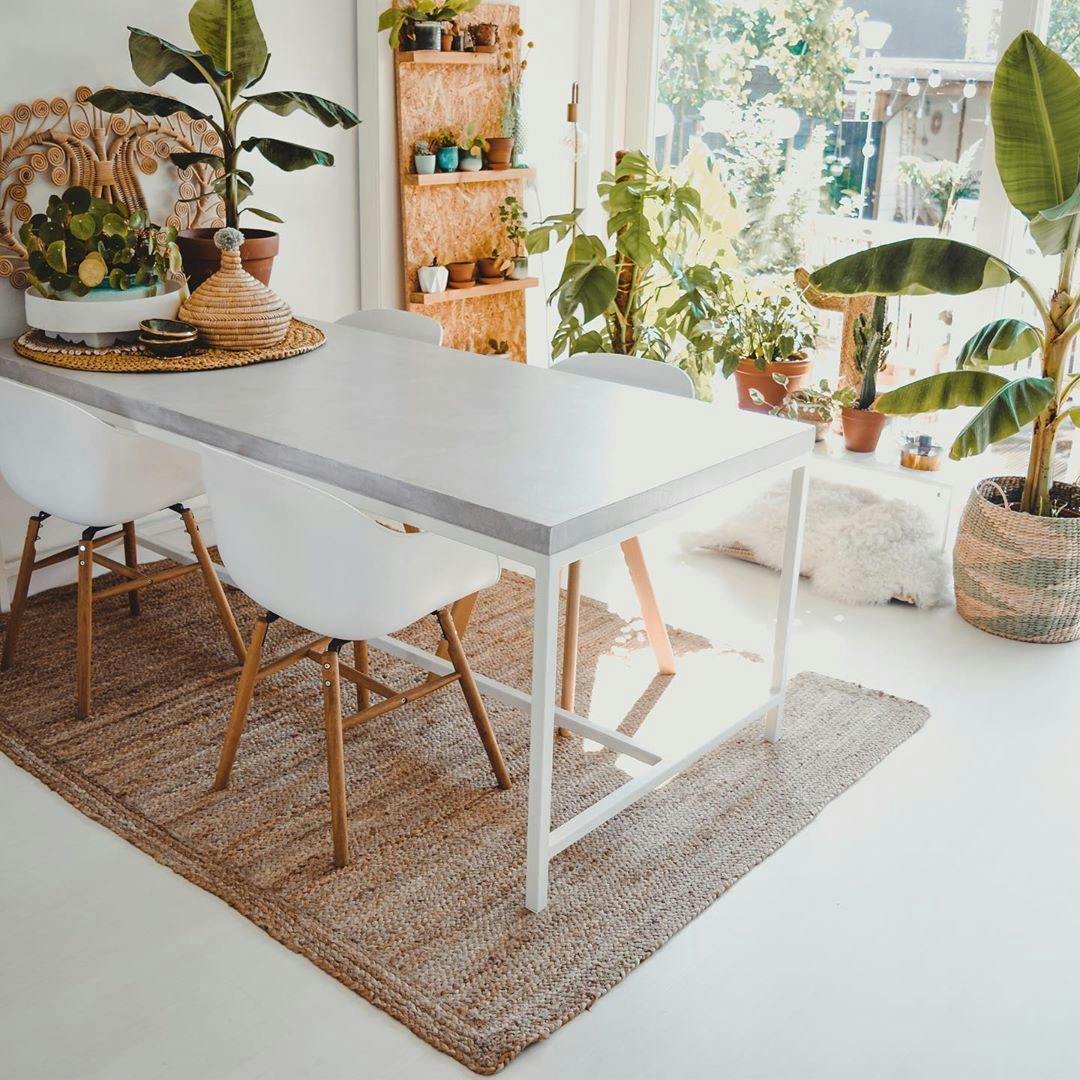 jute vloerkleed 