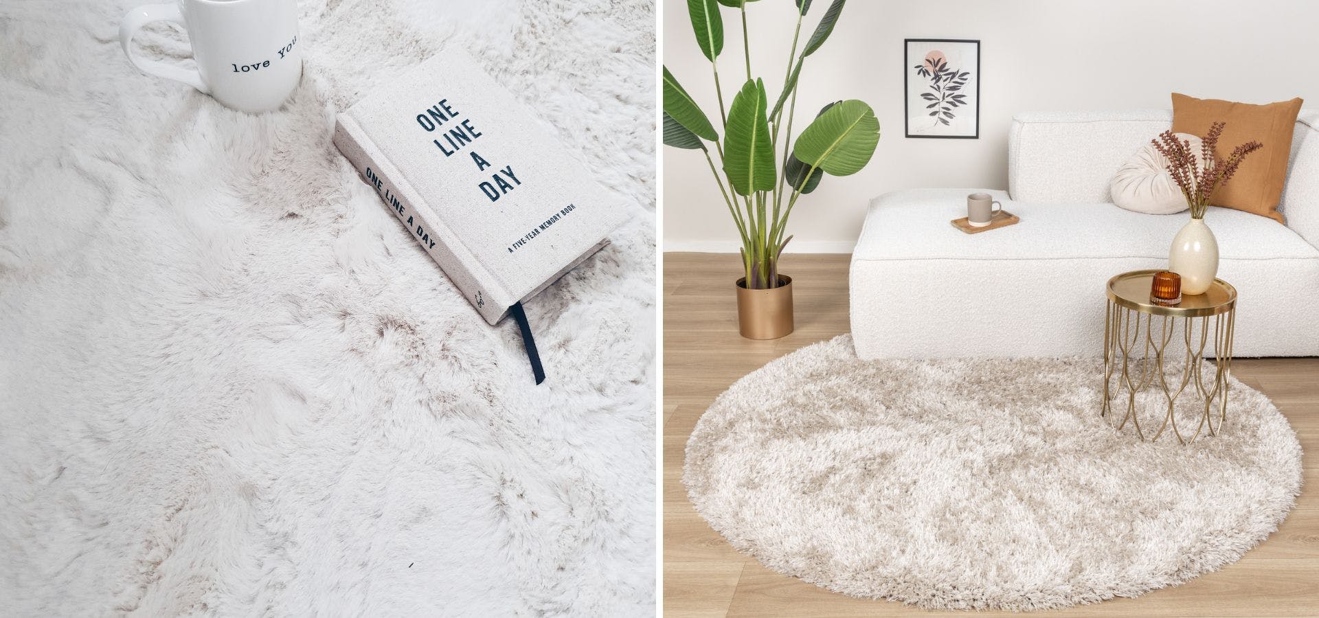 Hoogpolige vloerkleden