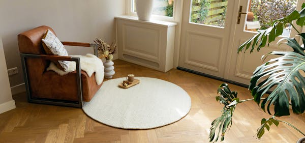 Kleiner Wollteppich