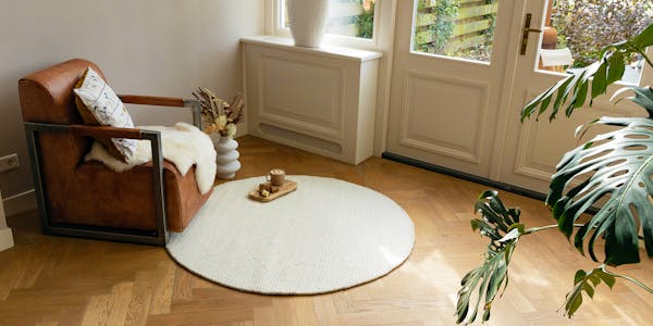 Kleiner Wollteppich