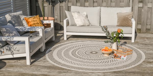 Jute outdoorteppich
