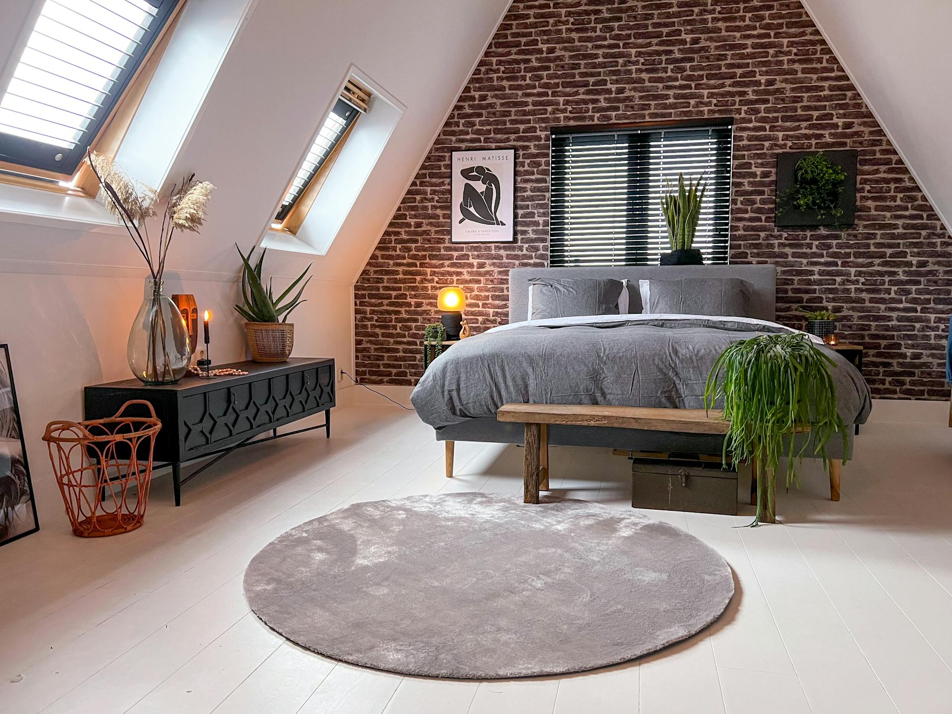 wasbaar vloerkleed vive slaapkamer