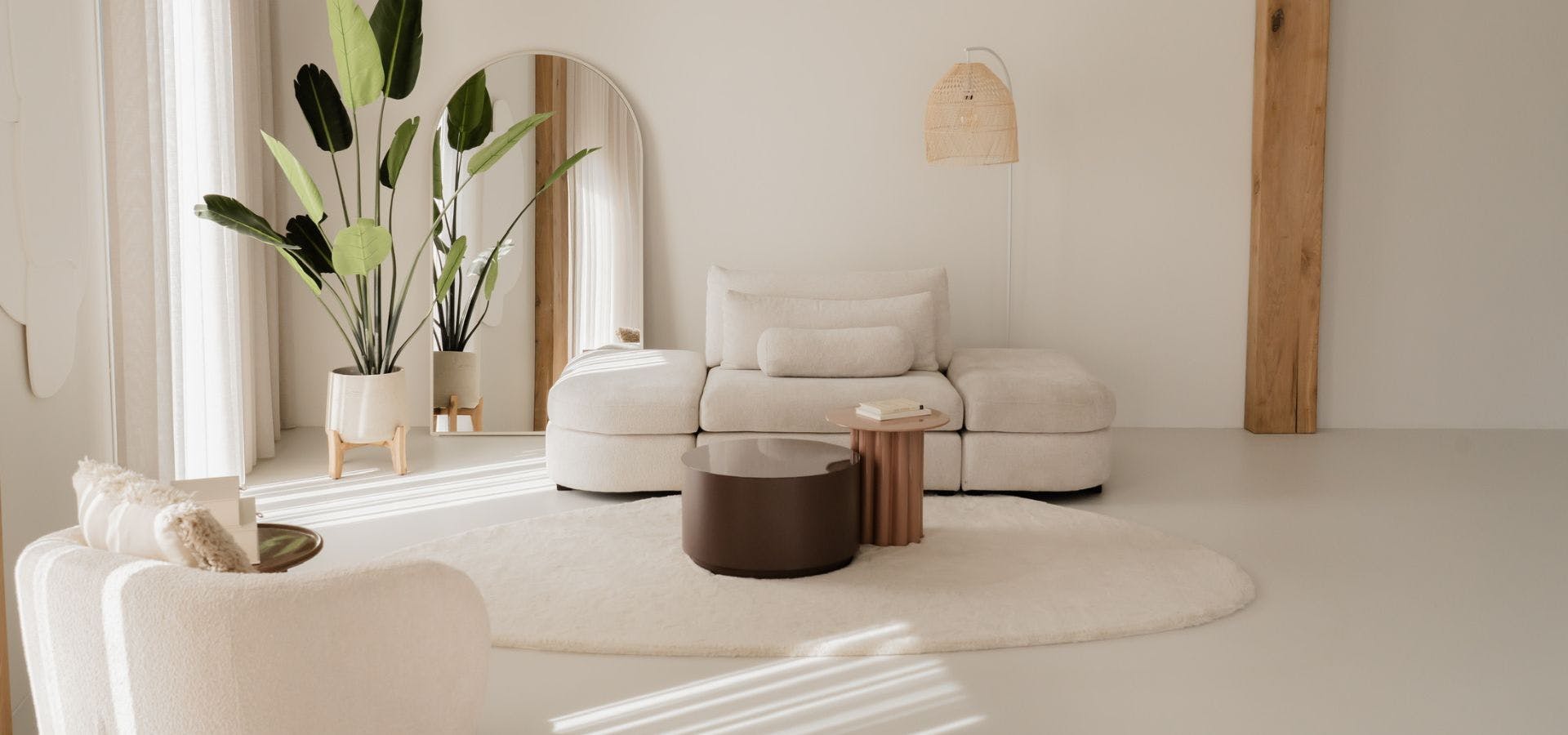 Japandi stijl woonkamer
