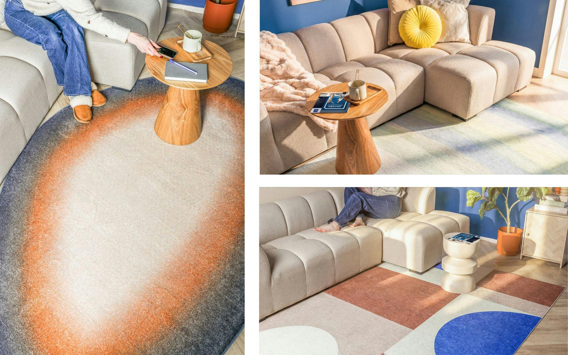 Collage foto van flexa campagne