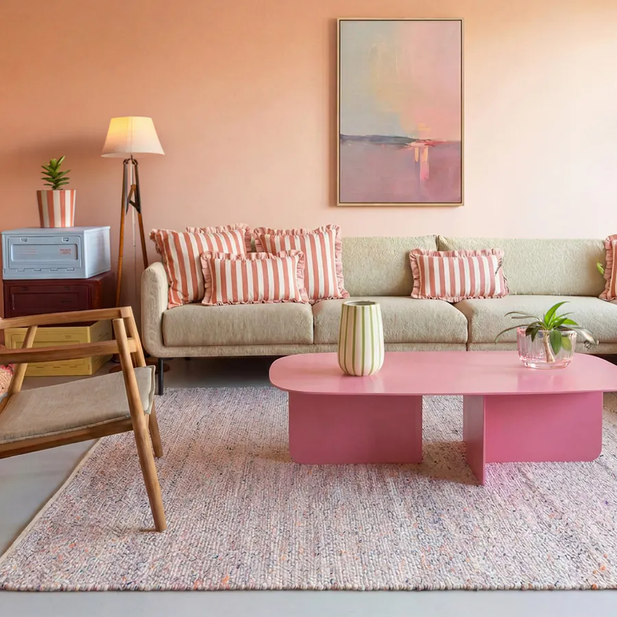 Dywan wełniany Feline Pastelowy