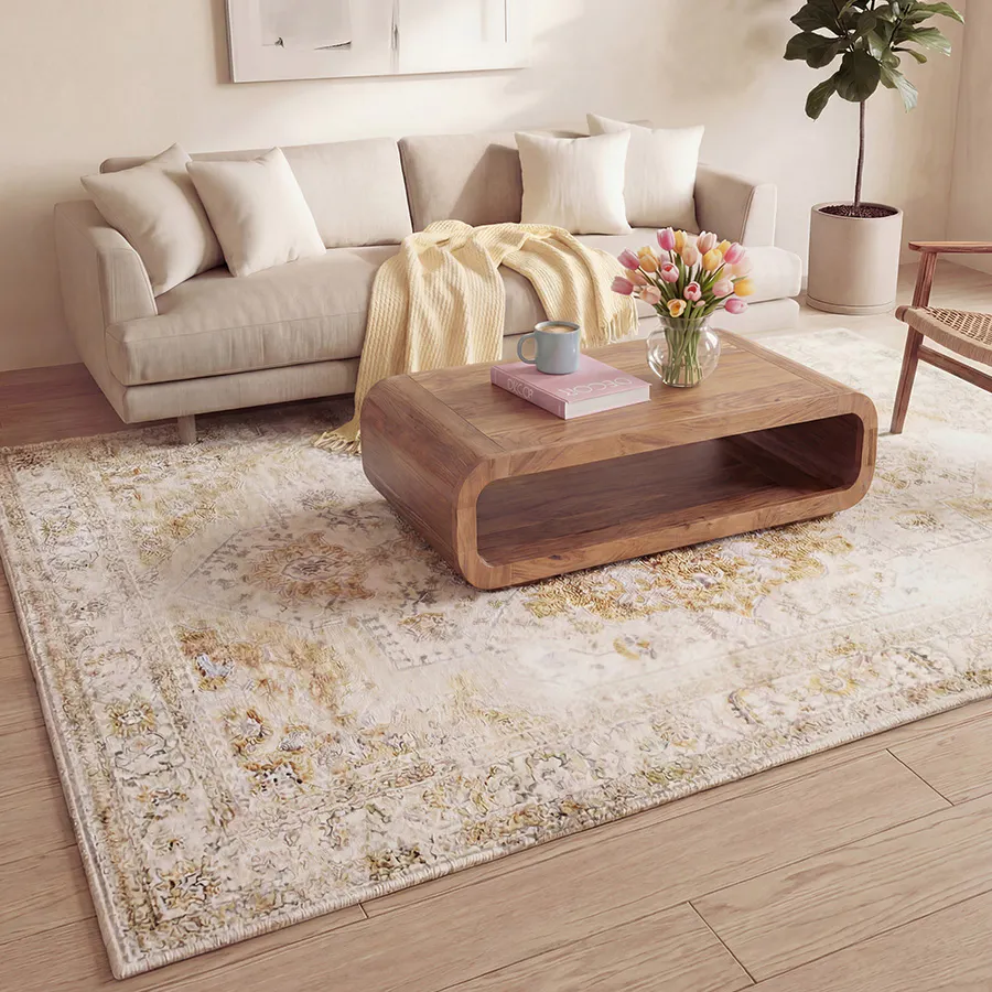 Dywan vintage Lago Żółty