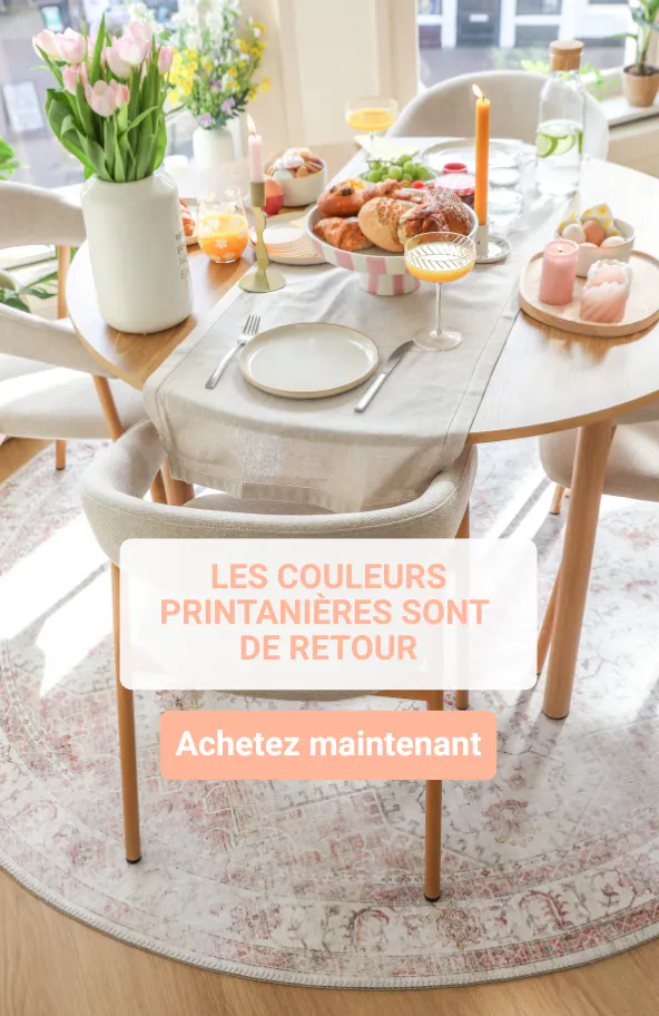 Les couleurs printanières sont de retour PLP banner