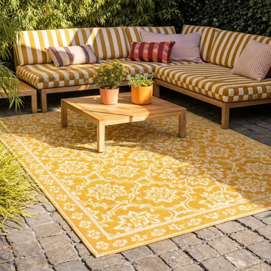 Dywan ogrodowy Rio Żółty
