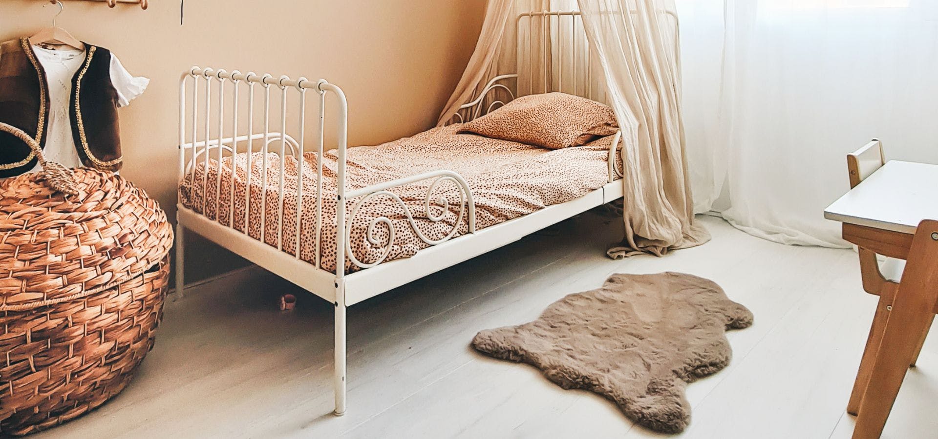 Klein vloerkleed kinderkamer