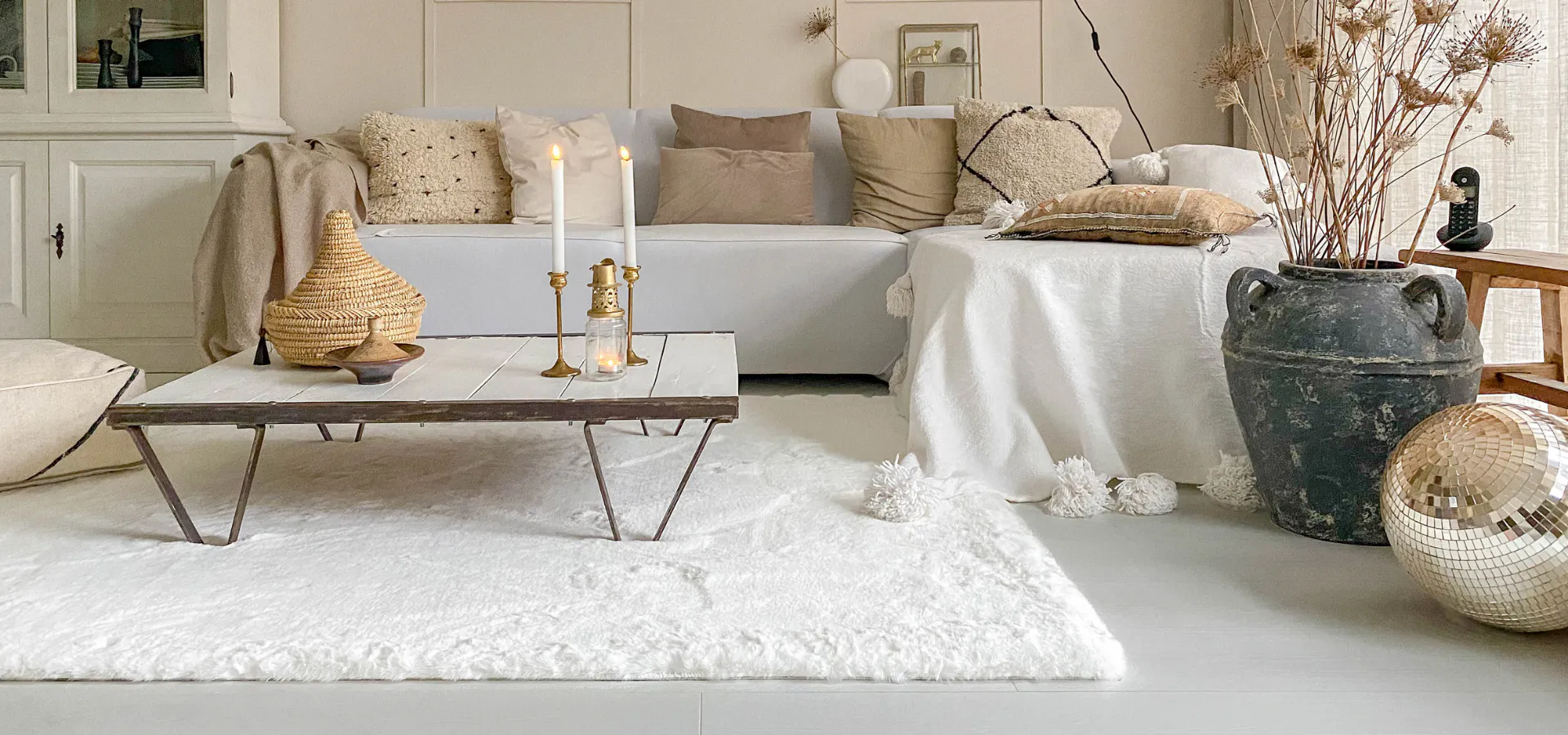 hochflorigen Teppich